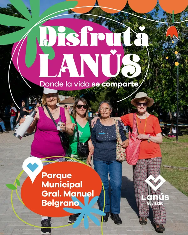 carrusel DISFRUTÁ LANÚS - Parque Belgrano_Post-1