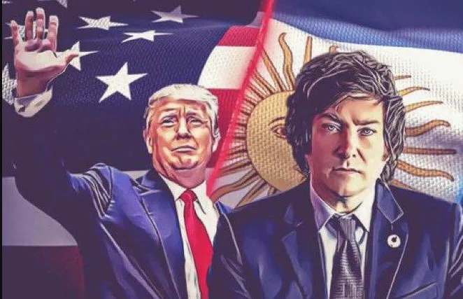 NOTA UNICA MILEI Y TRUMP