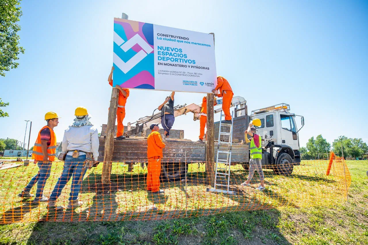 Nuevos espacios deportivos en Monte Chingolo (1)