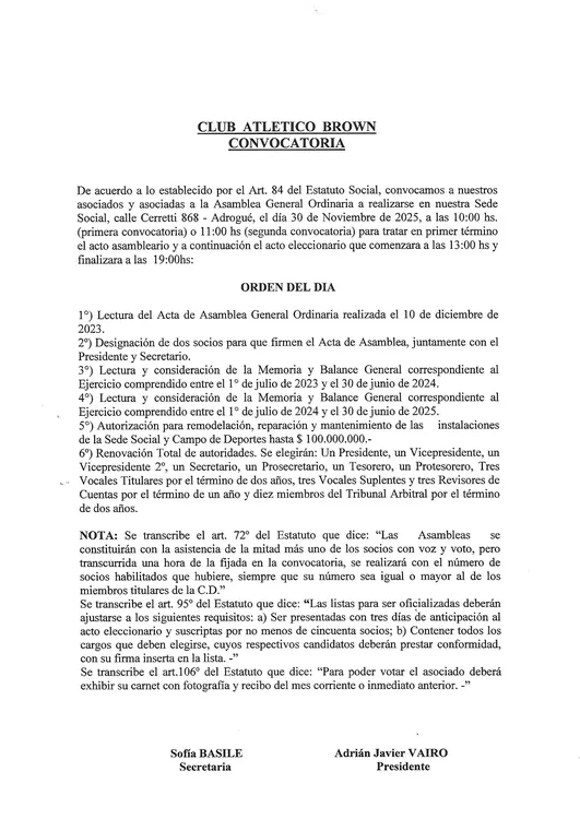 PUBLICACION CONVOCATORIA