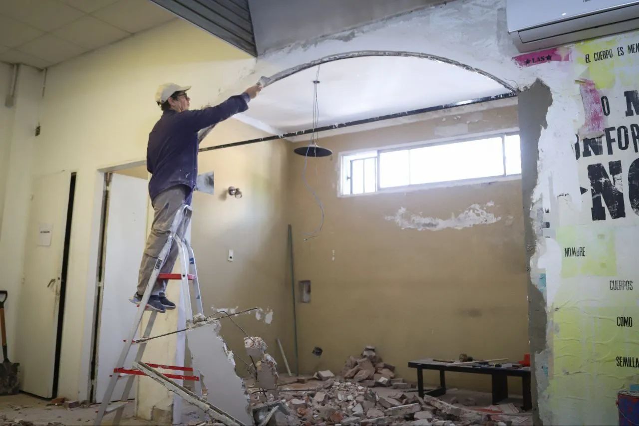 AVANZAN LAS OBRAS DE PUESTA EN VALOR DEL MUSEO DE ARTES VISUALES VÍCTOR ROVERANO 2